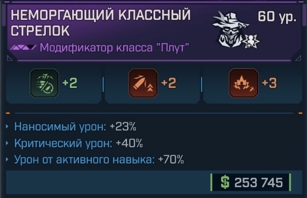 Игровая карточка Классный стрелок