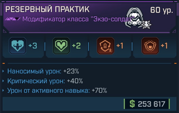 Игровая карточка Практик