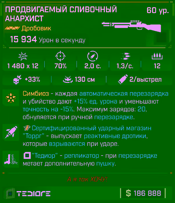 Игровая карточка Анархист
