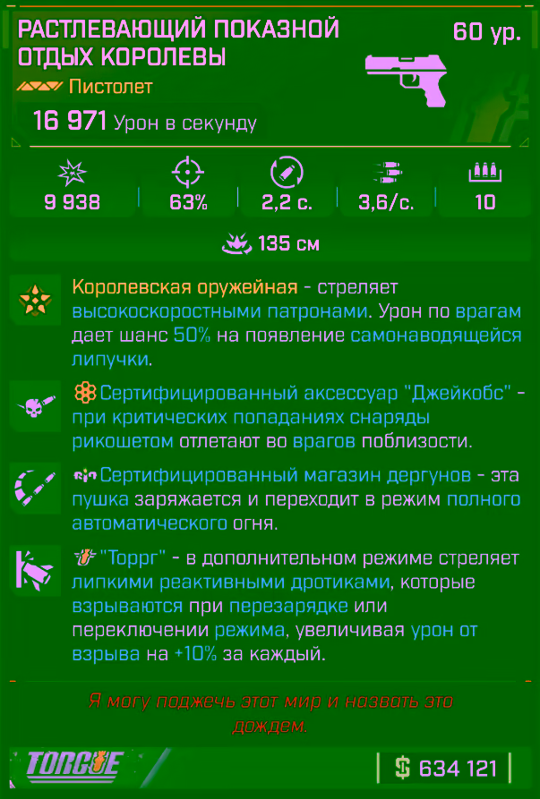 Игровая карточка Отдых королевы