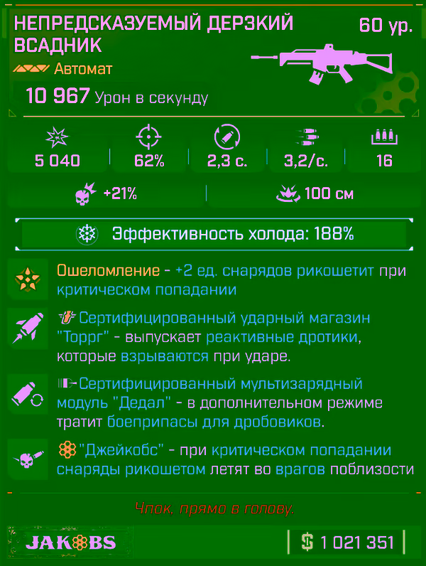 Игровая карточка Дерзкий всадник